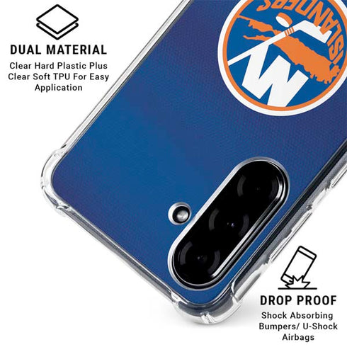 NHL New York Islanders Jersey Galaxy A36 5G Clear Case
