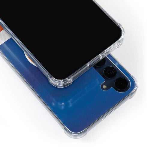 NHL New York Islanders Jersey Galaxy A55 5G Clear Case