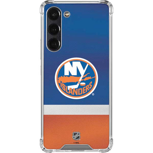 NHL New York Islanders Jersey Galaxy S24 FE Clear Case