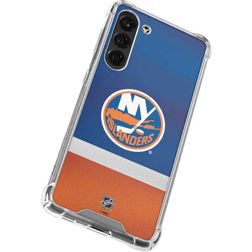 NHL New York Islanders Jersey Galaxy S24 FE Clear Case