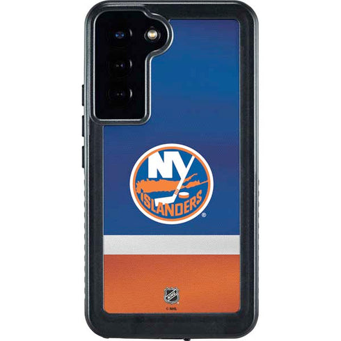 NHL New York Islanders Jersey Galaxy S24 Plus Waterproof Case