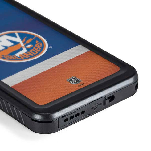 NHL New York Islanders Jersey Galaxy S24 Plus Waterproof Case