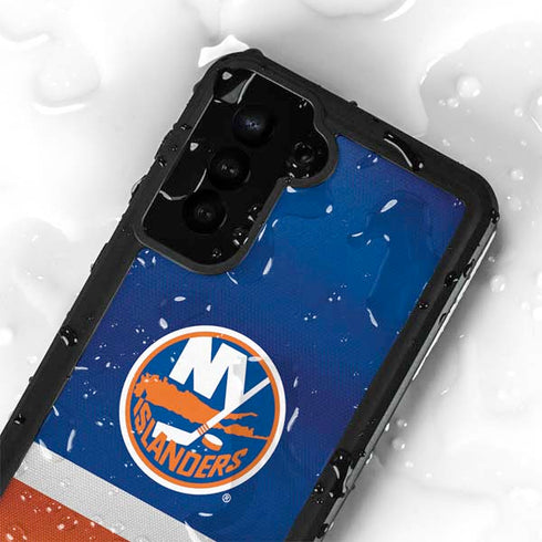 NHL New York Islanders Jersey Galaxy S24 Plus Waterproof Case
