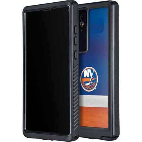 NHL New York Islanders Jersey Galaxy S24 Ultra Waterproof Case