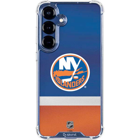 NHL New York Islanders Jersey Galaxy S25 Clear Case