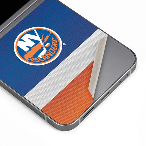 NHL New York Islanders Jersey Galaxy Z Flip6 Skin