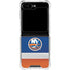 NHL New York Islanders Jersey Galaxy Z Flip6 Clear Case