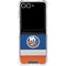 NHL New York Islanders Jersey Galaxy Z Flip7 Clear Case