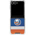NHL New York Islanders Jersey Galaxy Z Flip7 Clear Case