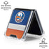 NHL New York Islanders Jersey Galaxy Z Flip7 Clear Case