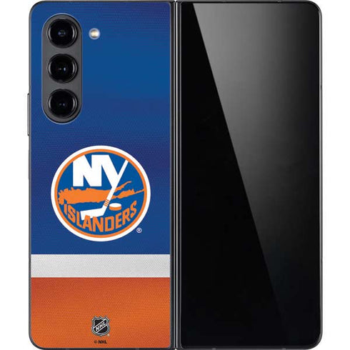 NHL New York Islanders Jersey Galaxy Z Fold5 5G Skin