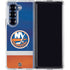 NHL New York Islanders Jersey Galaxy Z Fold7 Clear Case