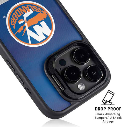 NHL New York Islanders Jersey iPhone 13 Pro Max Kickstand Case