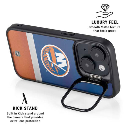 NHL New York Islanders Jersey iPhone 15 Kickstand Case