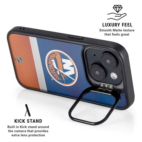 NHL New York Islanders Jersey iPhone 15 Plus Kickstand Case
