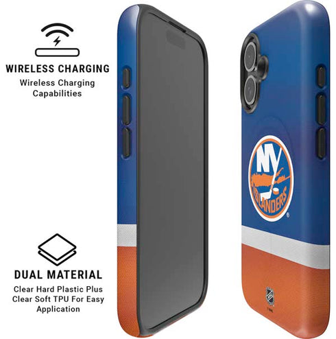 NHL New York Islanders Jersey iPhone 16 Plus Magsafe Impact Case