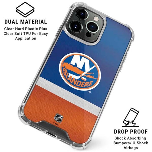 NHL New York Islanders Jersey iPhone 16 Pro Max Clear Case