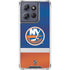 NHL New York Islanders Jersey Moto G 5G (2025) Clear Case