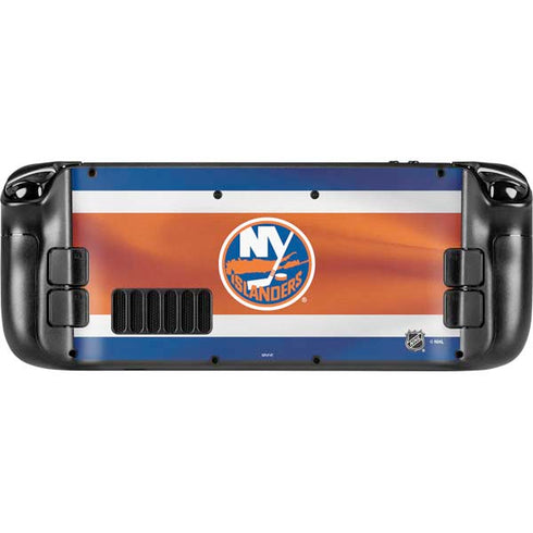 NHL New York Islanders Jersey Steam Deck Handheld Gaming Computer OLED Skin
