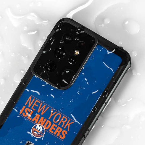 NHL New York Islanders Lineup Galaxy S24 Ultra Waterproof Case