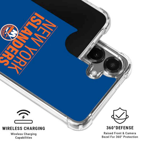 NHL New York Islanders Lineup Galaxy S26 Clear Case
