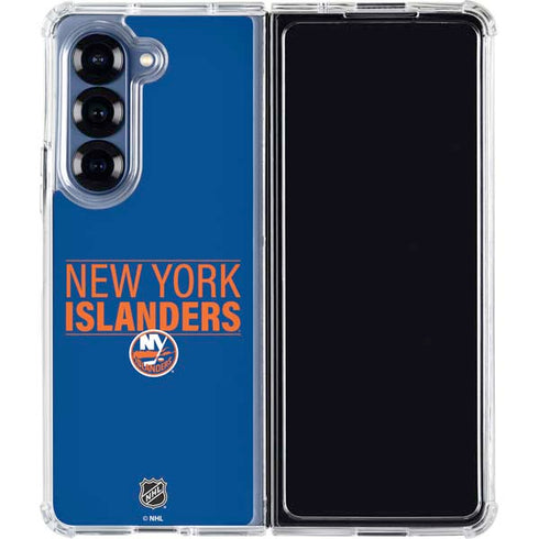 NHL New York Islanders Lineup Galaxy Z Fold6 Clear Case