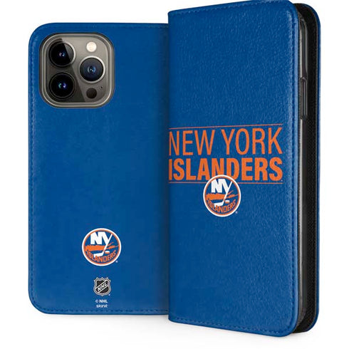 NHL New York Islanders Lineup iPhone 15 Pro Max Folio Case