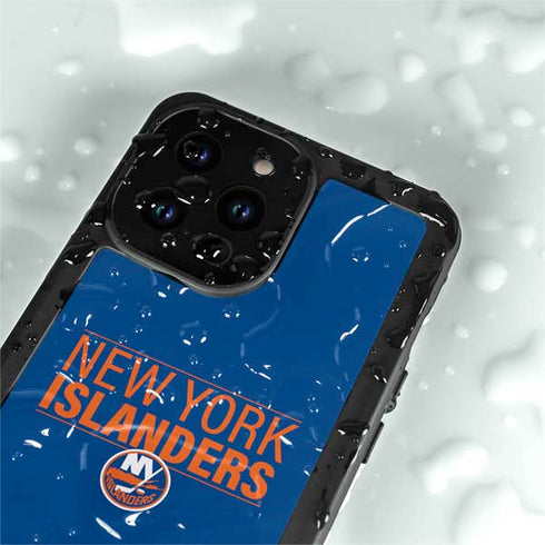 NHL New York Islanders Lineup iPhone 15 Pro Waterproof Case