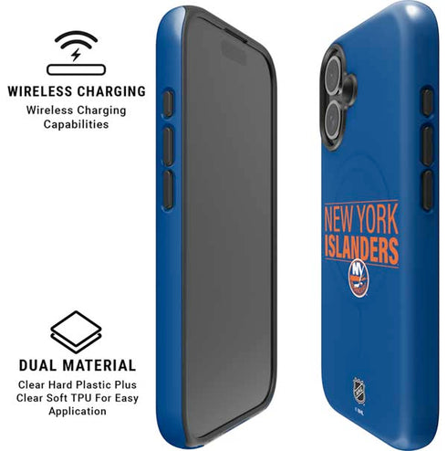 NHL New York Islanders Lineup iPhone 16 Magsafe Impact Case