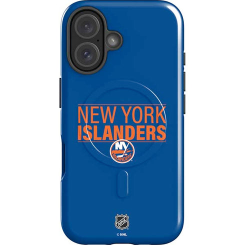 NHL New York Islanders Lineup iPhone 16 Plus Magsafe Impact Case