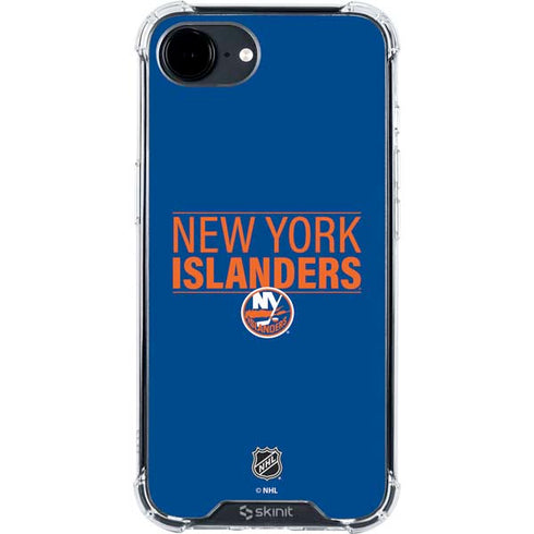 NHL New York Islanders Lineup iPhone 16e Clear Case