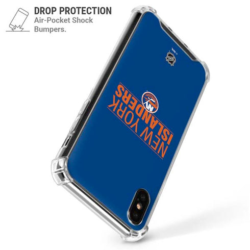 NHL New York Islanders Lineup iPhone X/XS Clear Case