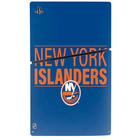 NHL New York Islanders Lineup PS5 Slim Digital Edition Console Skin