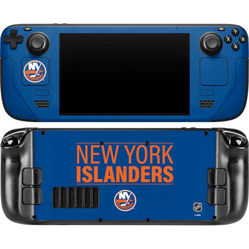 NHL New York Islanders Lineup Steam Deck Handheld Gaming Computer OLED Skin