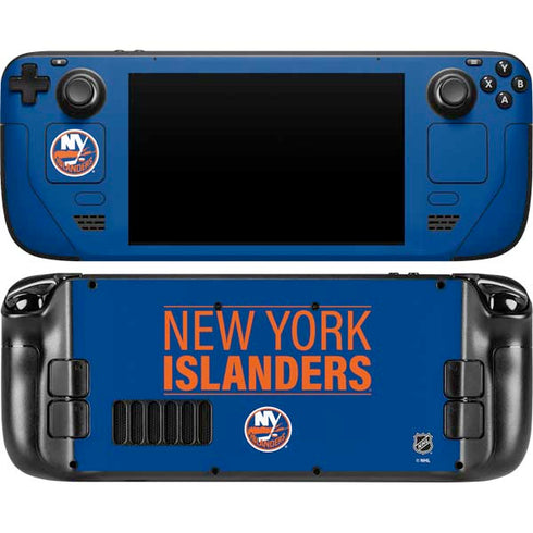 NHL New York Islanders Lineup Steam Deck Handheld Gaming Computer Skin