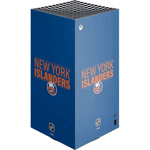 NHL New York Islanders Lineup XBox Series X Digital Edition Console Skin