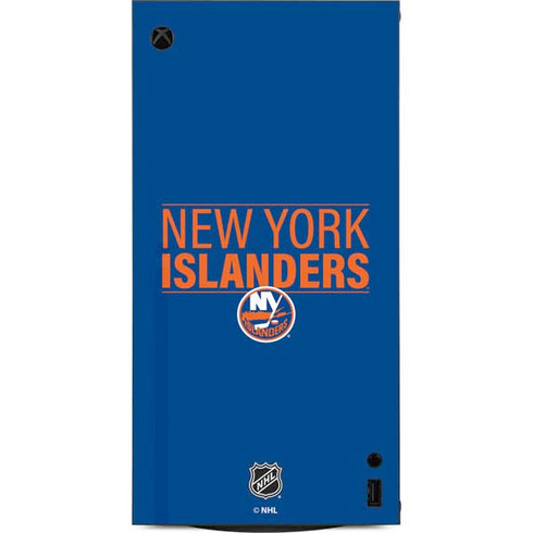 NHL New York Islanders Lineup XBox Series X Digital Edition Console Skin