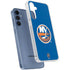 NHL New York Islanders Solid Background Galaxy A35 5G Clear Case