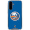 NHL New York Islanders Solid Background Galaxy A36 5G Clear Case