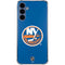 NHL New York Islanders Solid Background Galaxy A55 5G Clear Case