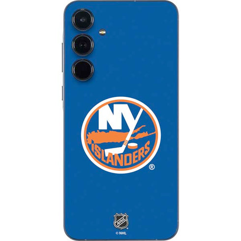 NHL New York Islanders Solid Background Galaxy A55 5G Skin