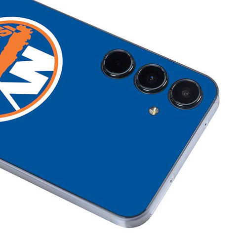 NHL New York Islanders Solid Background Galaxy A55 5G Skin