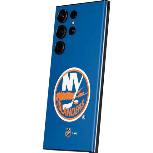 NHL New York Islanders Solid Background Galaxy Skins