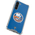 NHL New York Islanders Solid Background Galaxy S24 FE Clear Case