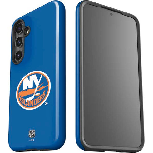 NHL New York Islanders Solid Background Galaxy S25 Plus Impact Case