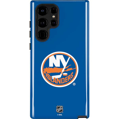 NHL New York Islanders Solid Background Galaxy S25 Ultra Impact Case