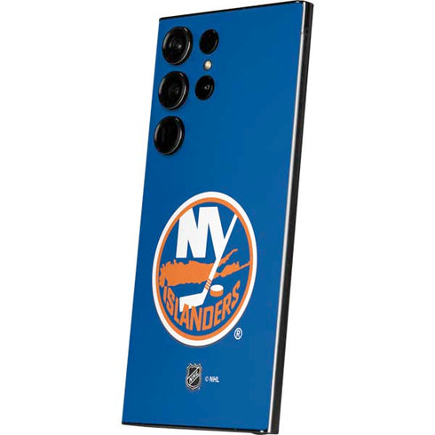 NHL New York Islanders Solid Background Galaxy S25 Ultra Skin