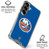NHL New York Islanders Solid Background Galaxy S26 Clear Case