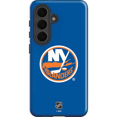 NHL New York Islanders Solid Background Galaxy S26 Impact Case