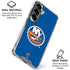 NHL New York Islanders Solid Background Galaxy S26 Plus Clear Case